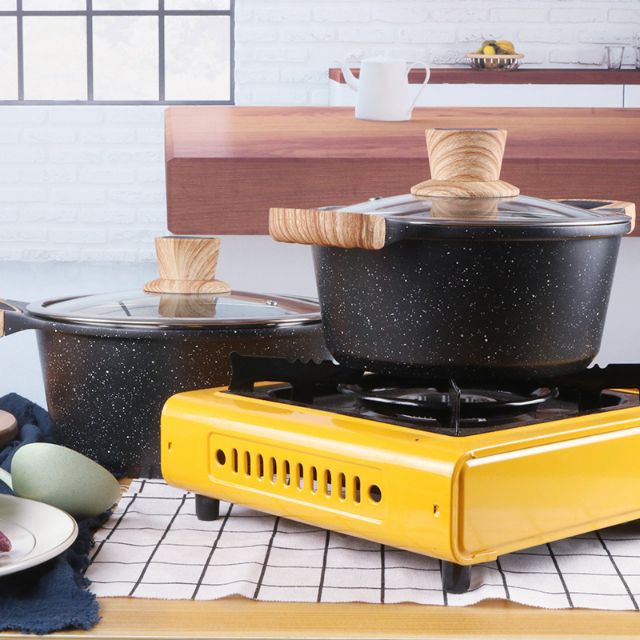 Premium Granite Cookware (deep) Shopee Malaysia