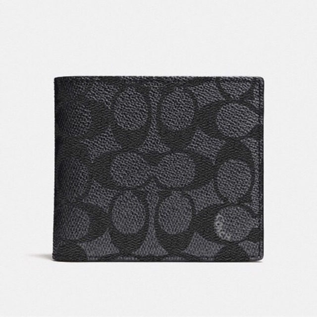 100 GENUINE COACH Slim Billfold Id Wallet for MEN Shopee Malaysia