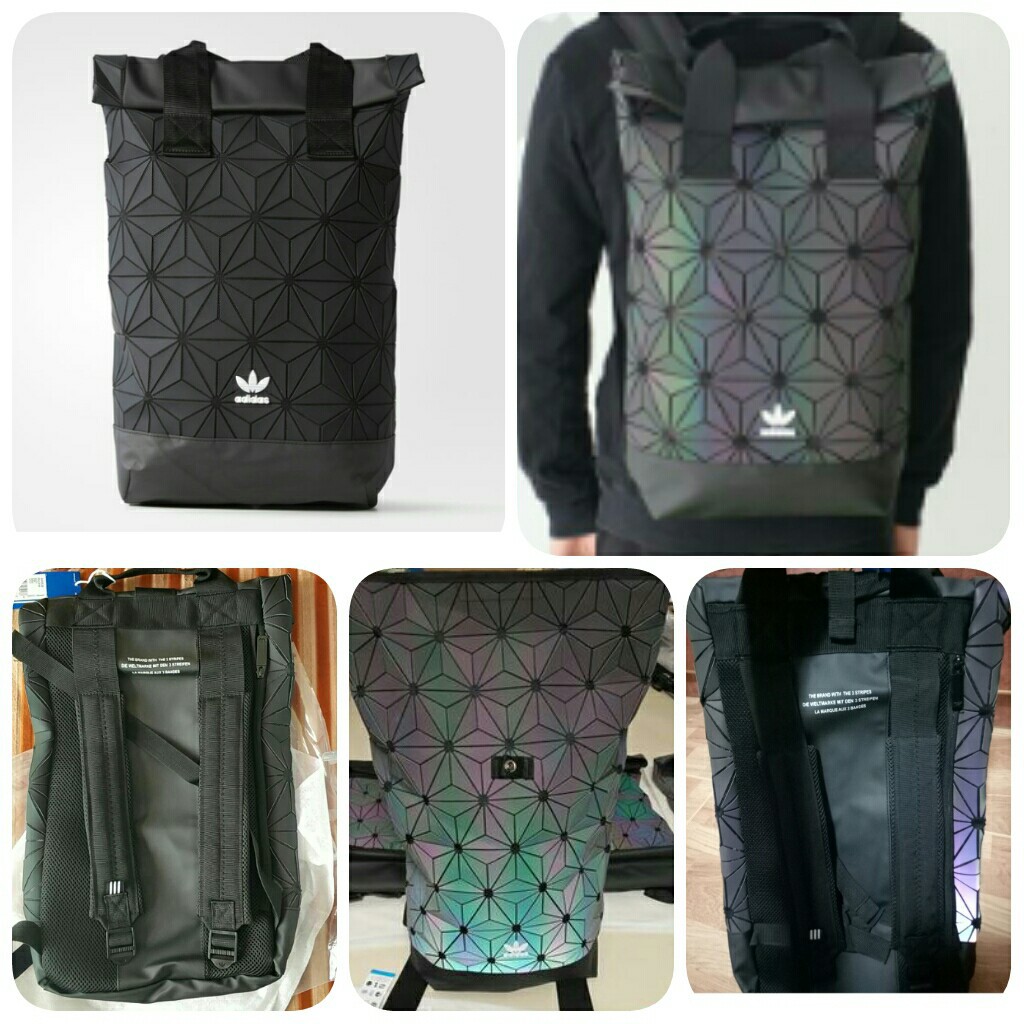 ORIGINAL ADIDAS X ISSEY MIYAKE 3D MESH ROLL TOP BAG BACKPACK (READY