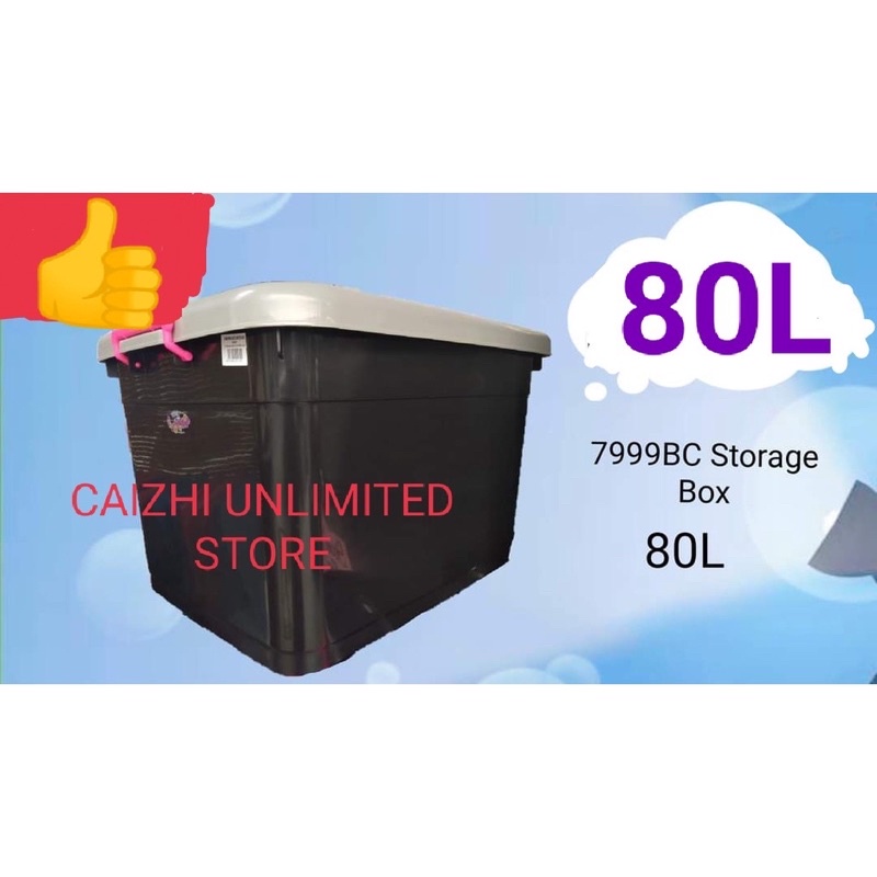 7999BC 80L STORAGE BOX WITH WHEELS Shopee Malaysia