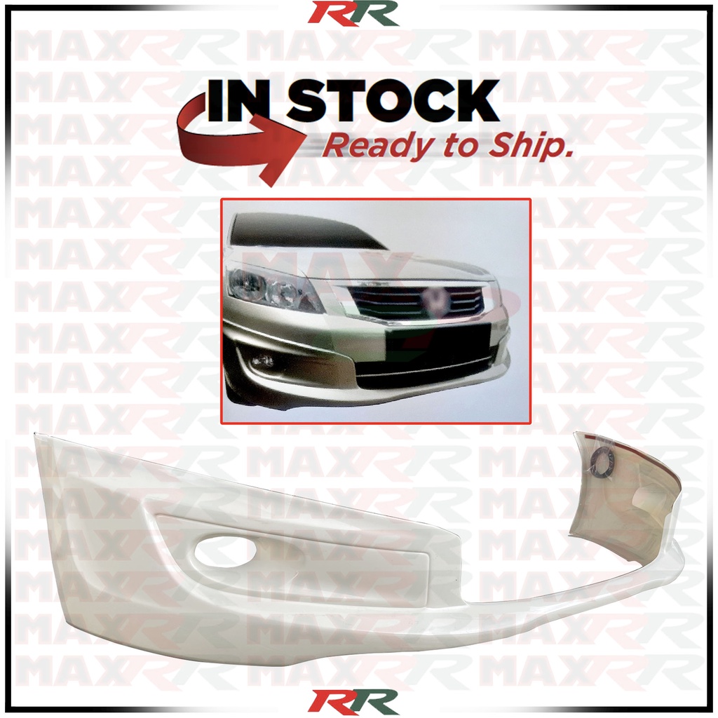Honda Accord (2008) MDL Style Front Skirt Skirting Bumper Lower Lip Spoiler ABS Plastic Bodykit