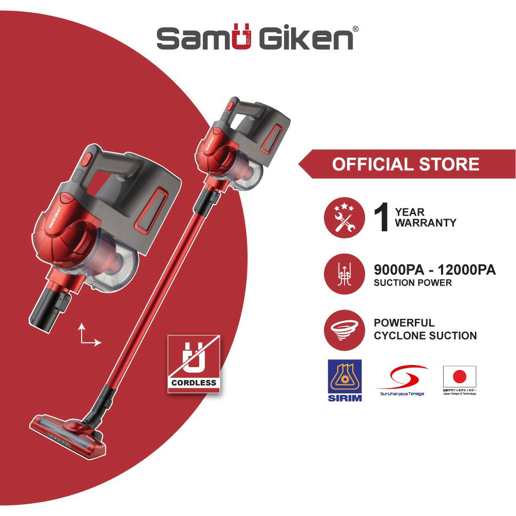 Samu Giken Cordless Handheld Vacuum Cleaner, Model V10Shuiro Shopee