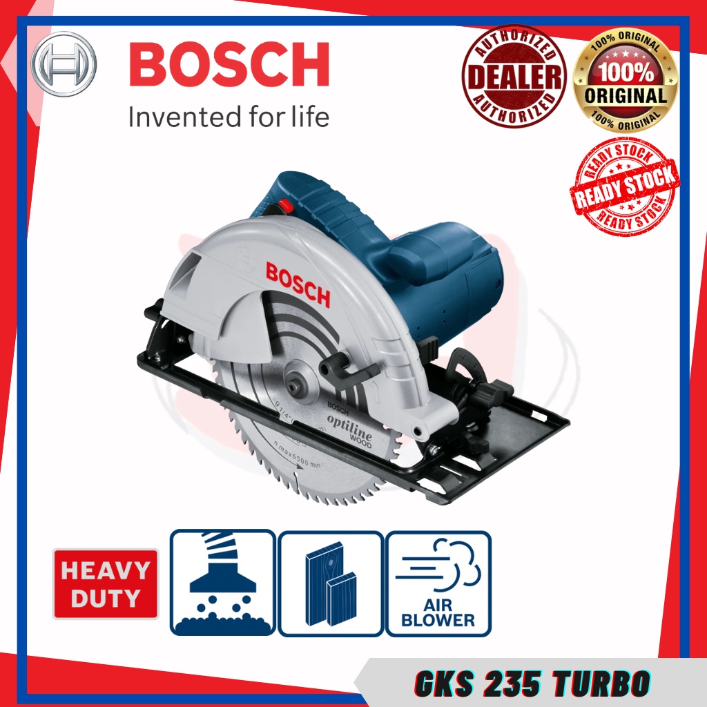 [iBH] BOSCH PROFESSIONAL HANDHELD CIRCULAR SAW GKS 235 TURBO (2050W