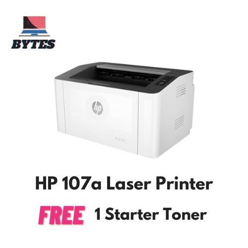 HP LASER 107A Monochrome Laser Printer Shopee Malaysia