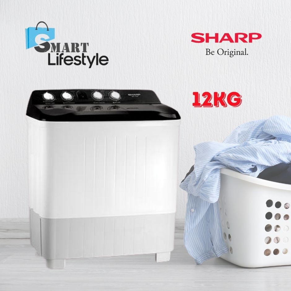 Sharp 12KG SemiAuto Washing Machine EST1216 Shopee Malaysia