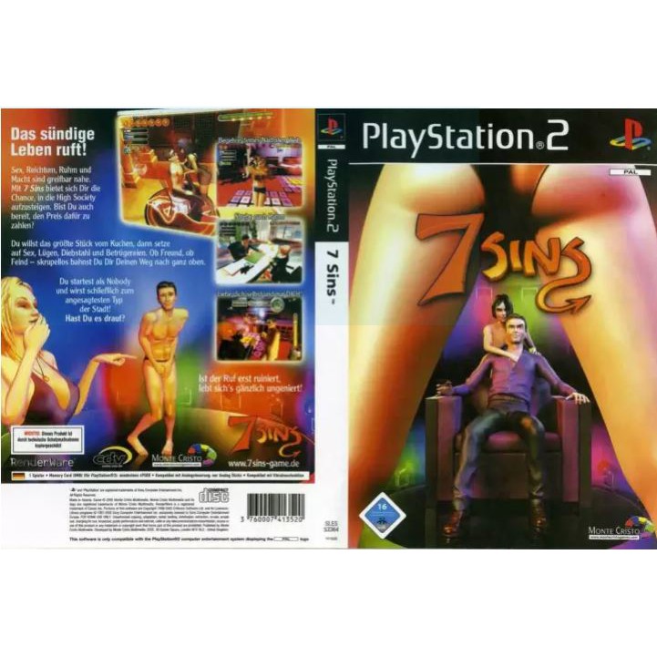 7 Sins PS2 Playstation 2 Games Shopee Malaysia