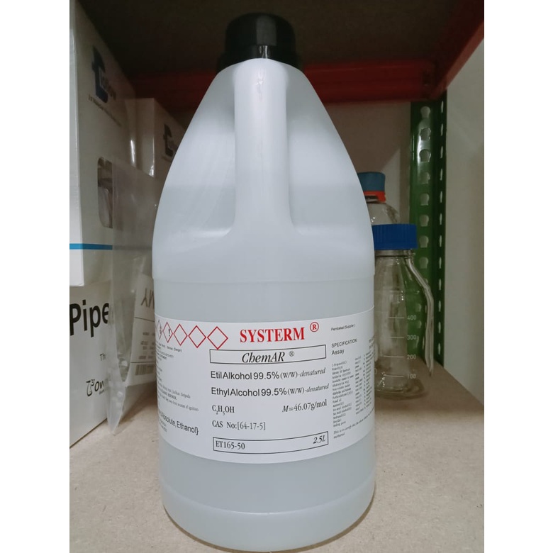 Ethanol Absolute Denatured ChemAR 99.5 2.5L Shopee Malaysia
