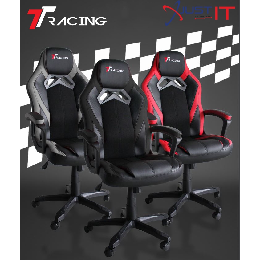 TTRACING DUO V3 GAMING CHAIR ( BLACK / RED / GREY ) Shopee Malaysia