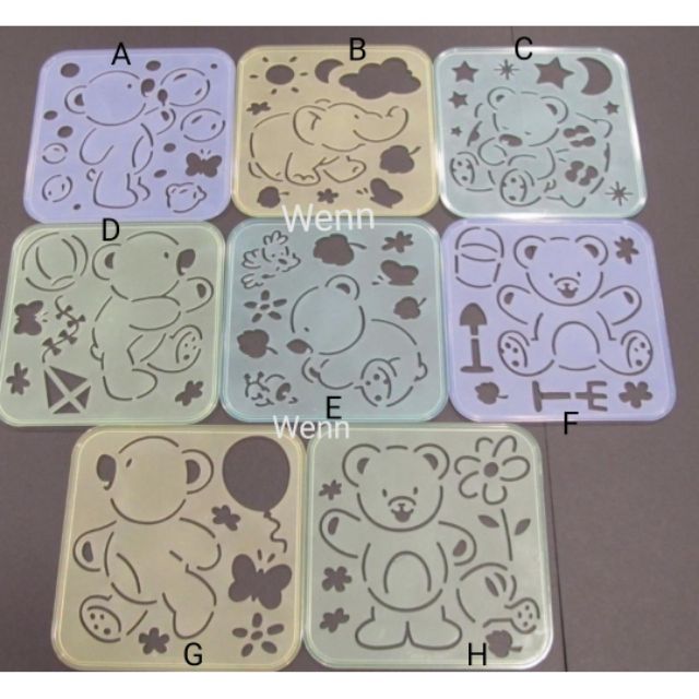 Tupperware stencil art (1pc) Shopee Malaysia