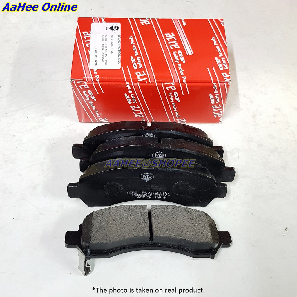 ACRE Japan Brake Pad Axia Bezza Myvi Lagibest Perodua Front Shopee