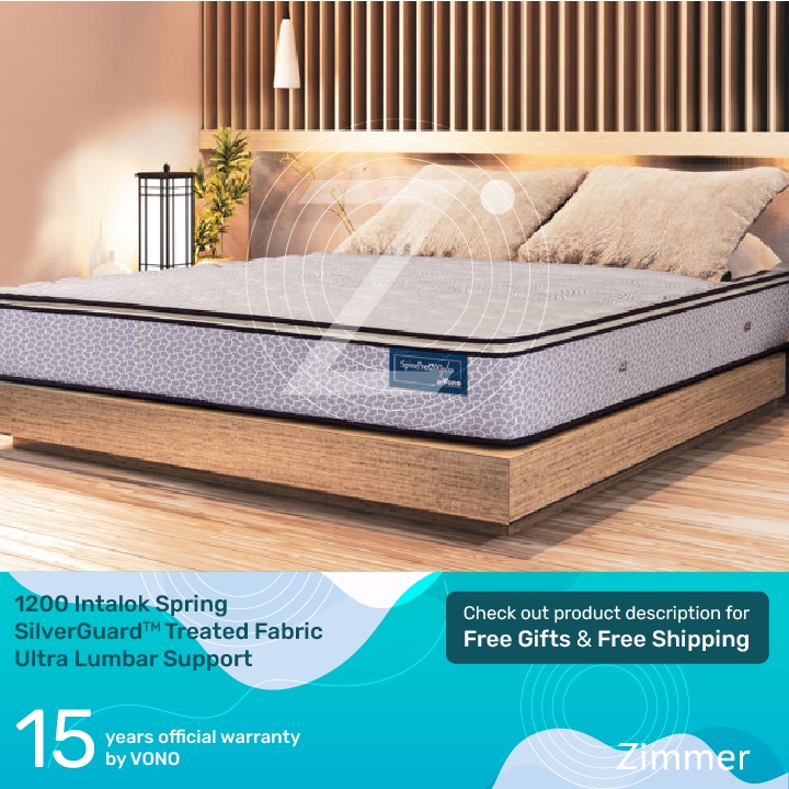 VONO Spine Pro 1200 Plus Mattress (Single, Super Single, Queen, King