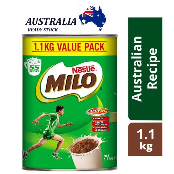 Original Ready Stock Nestle Milo (Australia Imported) 1.1KG / 460g Go