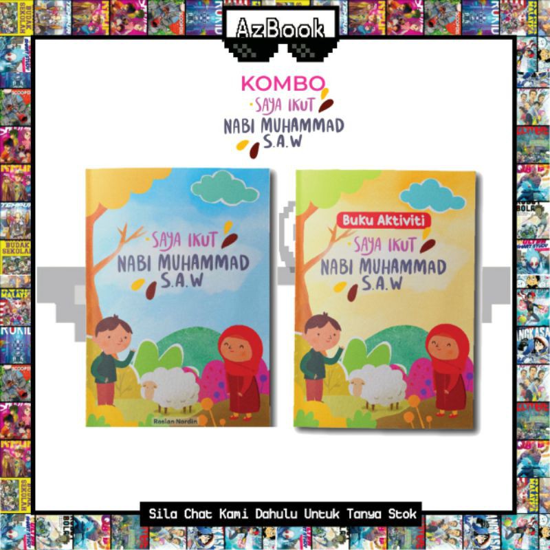 Kombo Buku Cerita Aktiviti Saya Ikut Nabi Buku Cerita KanakKanak