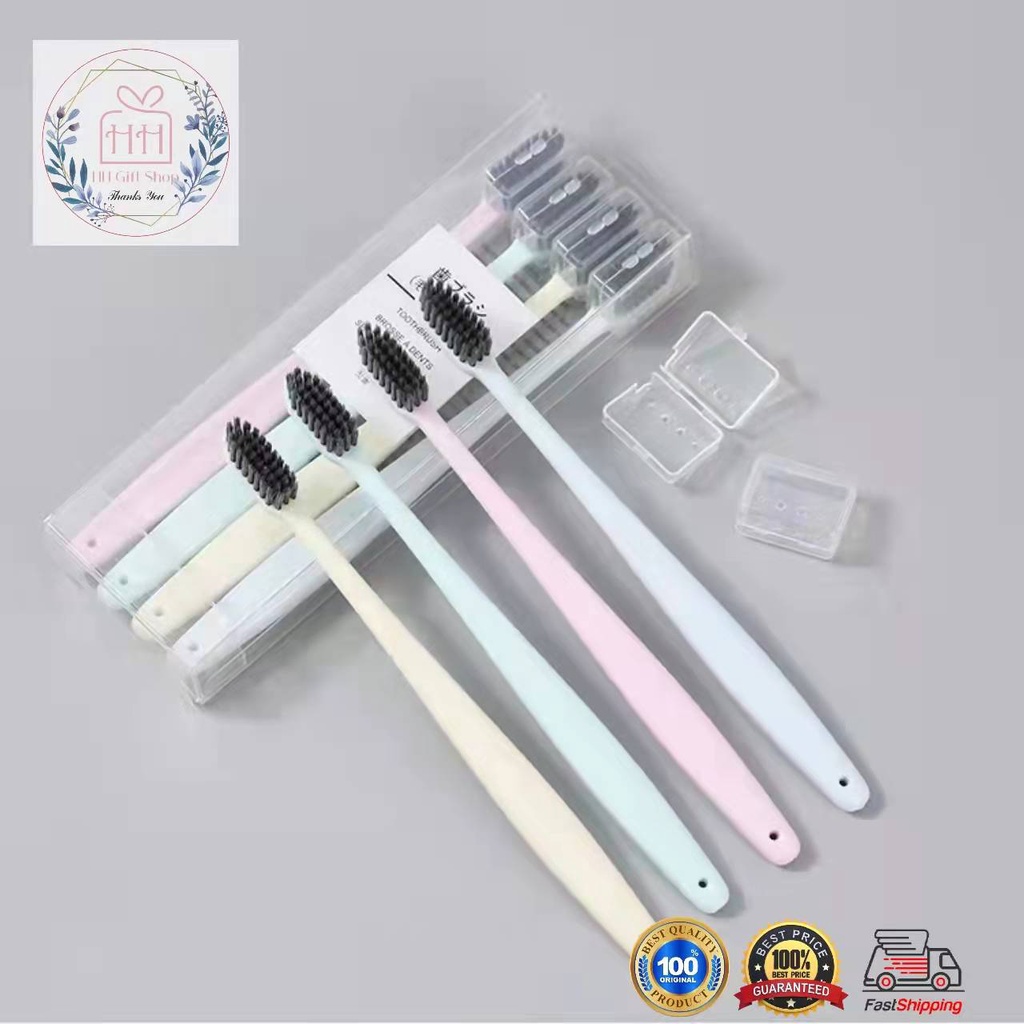 MUJI toothbrush and toothbrush set box of four toothbrushes(4Pcs