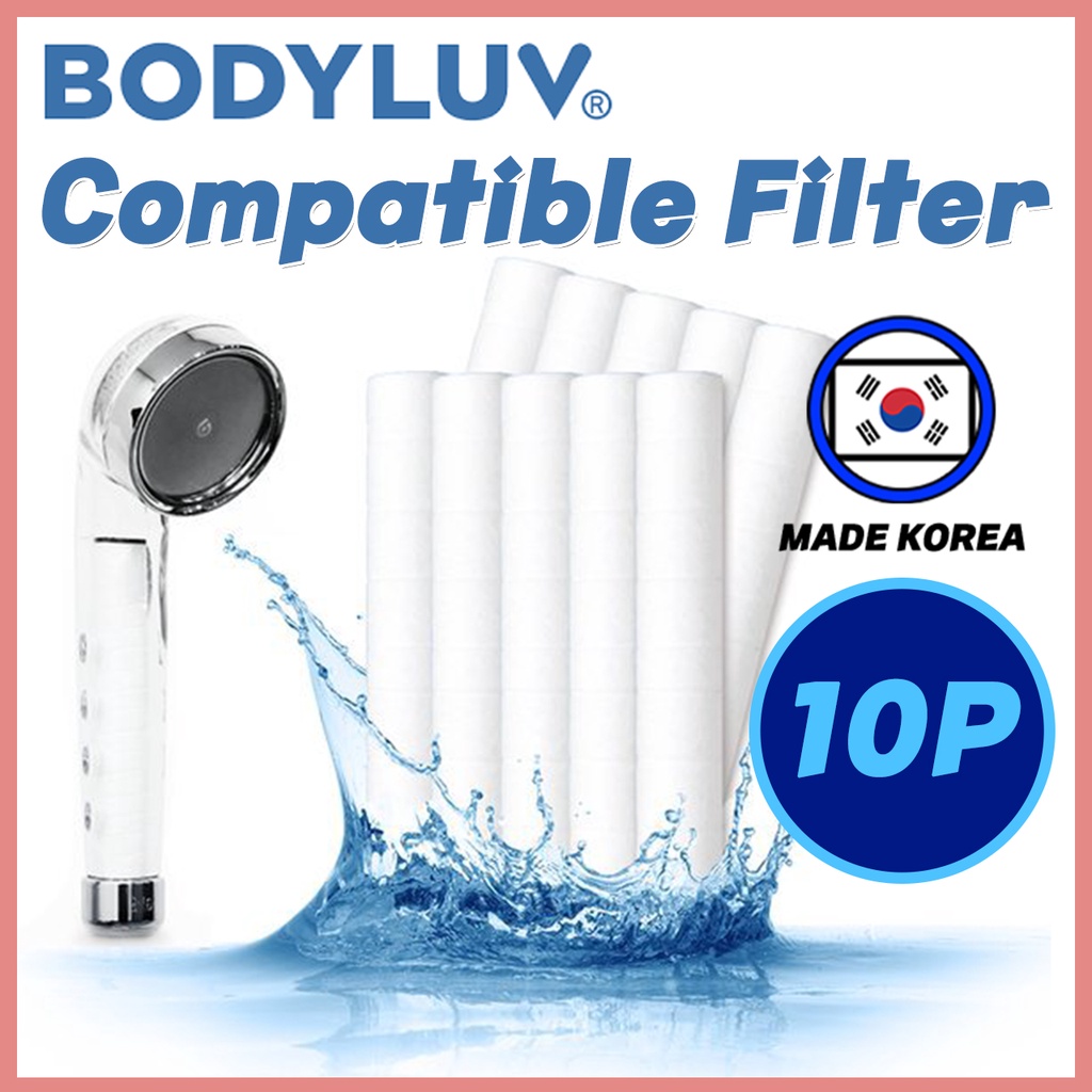 [BODYLUV] Puresome Showerhead Compatible Filter 10EA / Korean Product