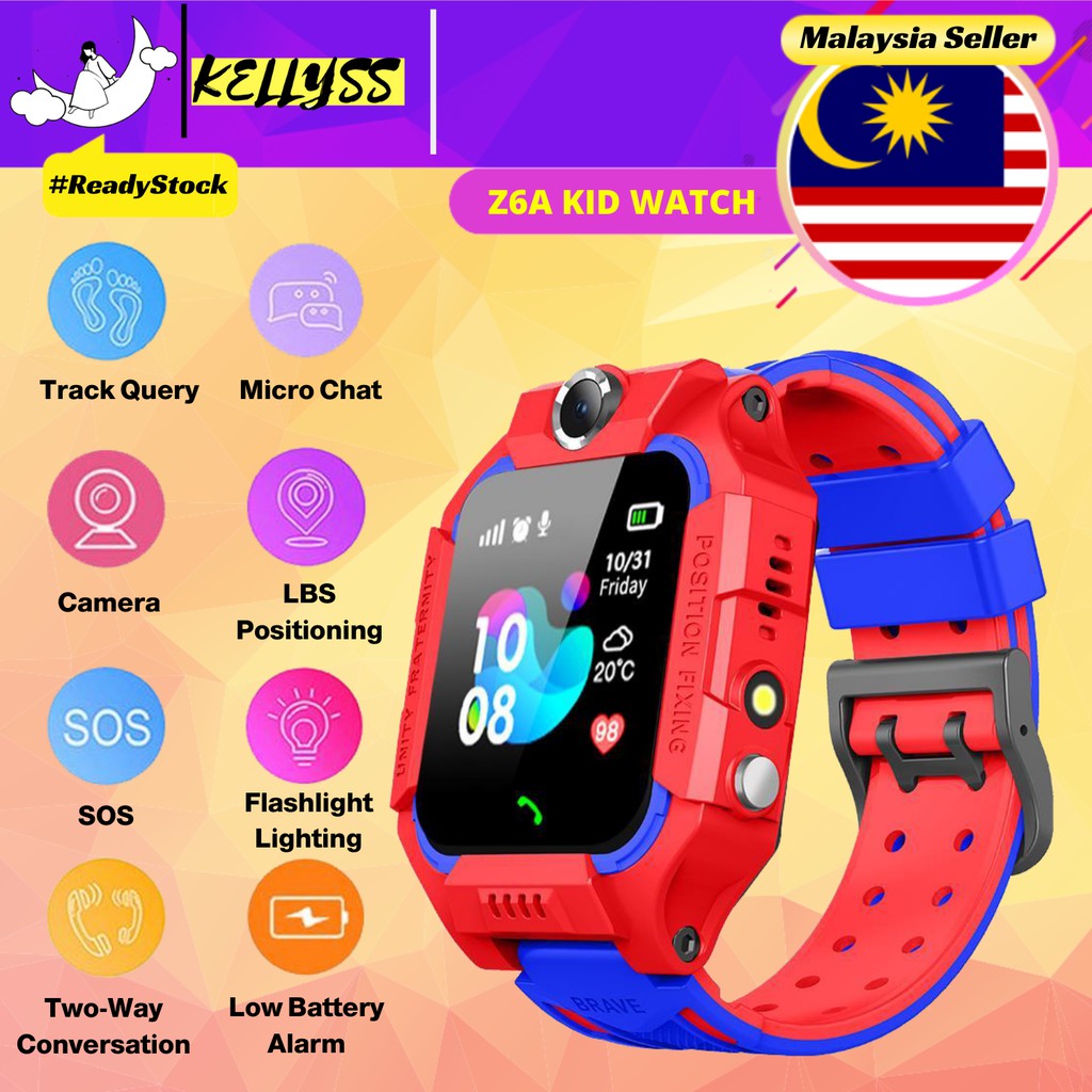 Z6A Jam Tangan Anak Kids Smart Watch Phone Children Kid