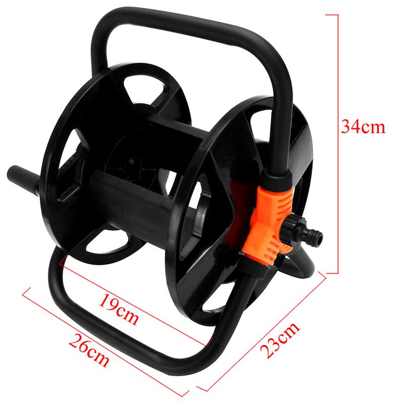 Portable Garden Water Pipe Hose Reel Cart Outdoor Plant Holder Storage