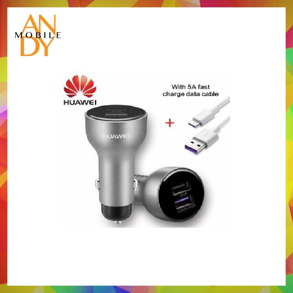HUAWEI SUPERCHARGE CAR CHARGER [4.5V 5A/DUAL USB PORTS] 1 YEAR WARRANTY