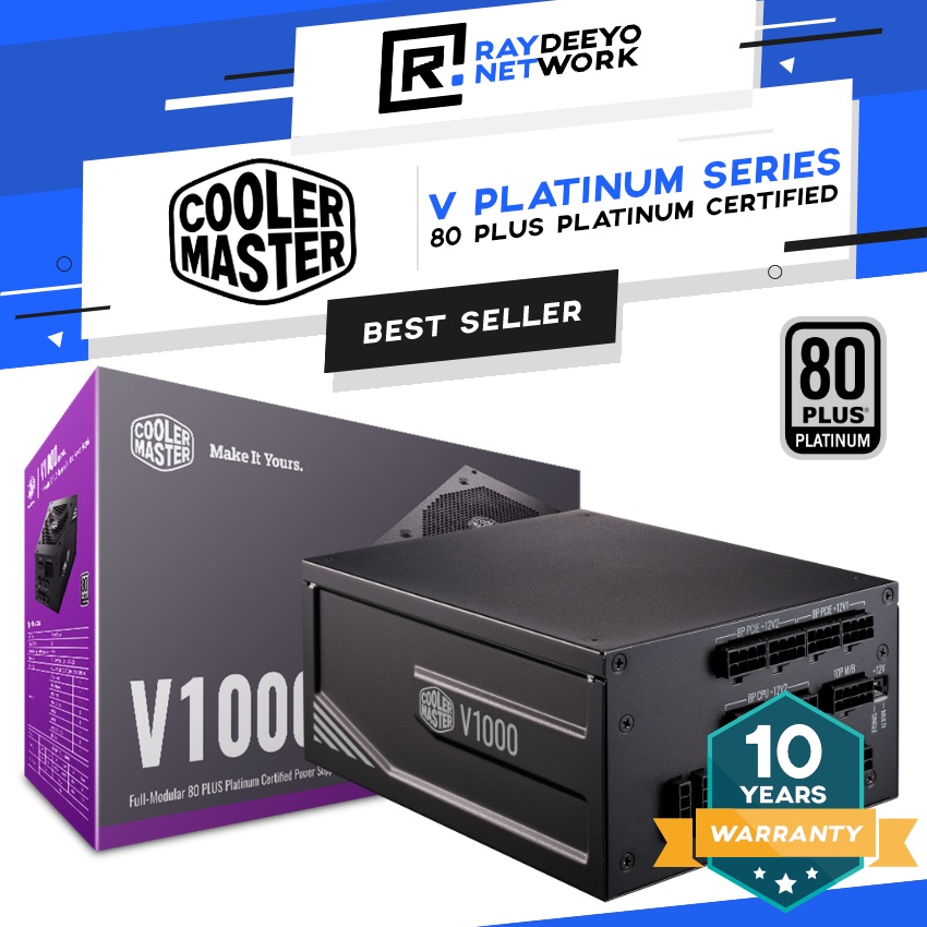 Cooler Master V Platinum 1000W / 1300W Full Modular PSU Power Supply