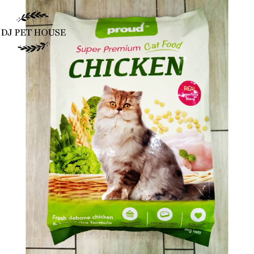Proud Super Premium Cat Food Chicken 8kg Shopee Malaysia