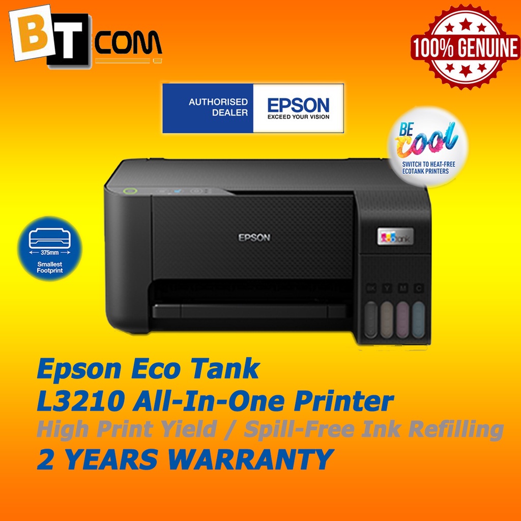 Epson EcoTank L3210 AllinOne Ink Tank Printer Shopee Malaysia