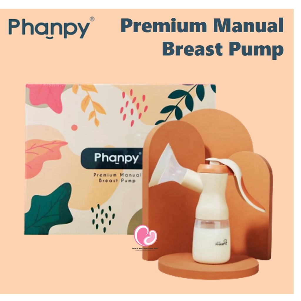 Phanpy Premium Manual Breast Pump (24mm & 28mm funnel) Pam Susu