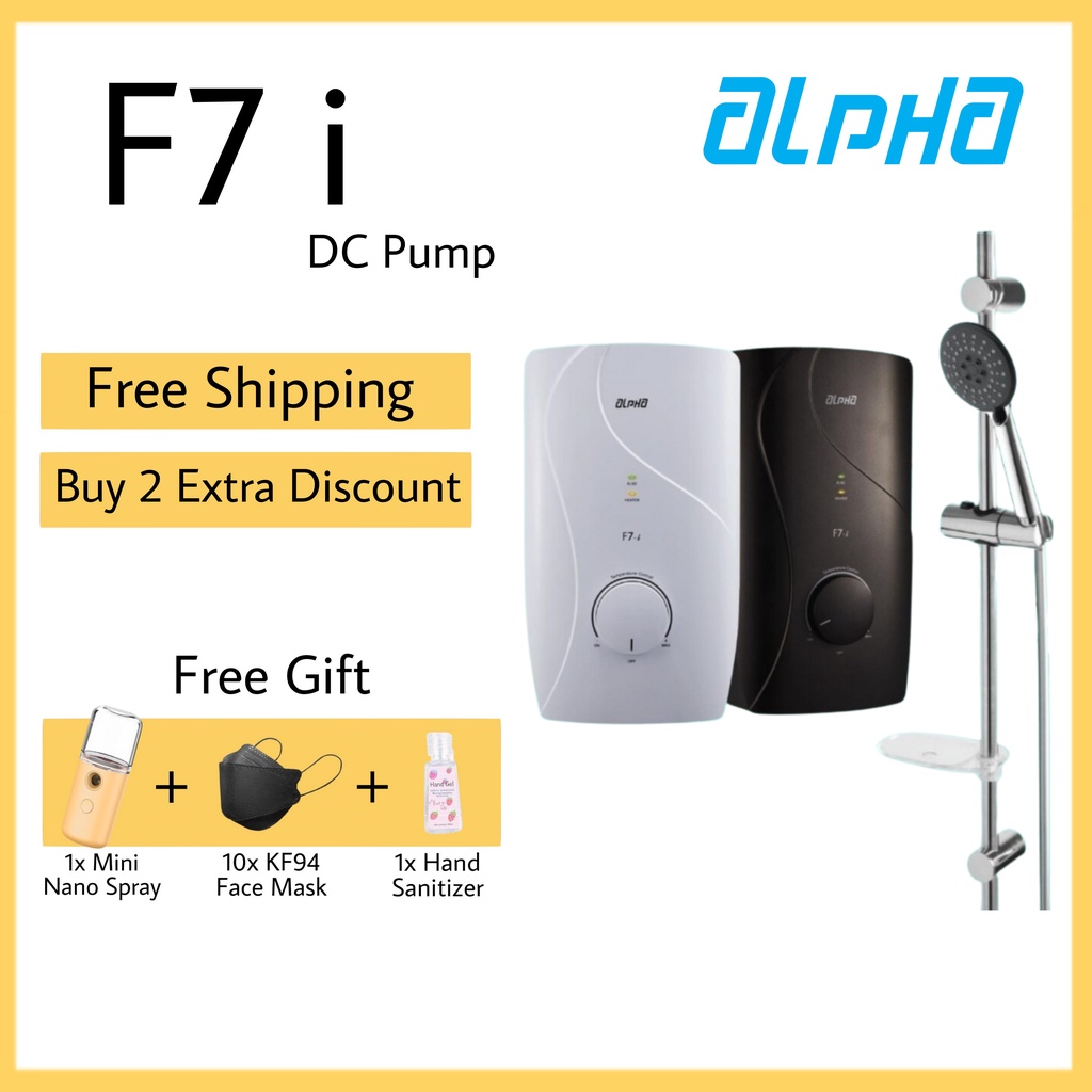 ALPHA F7 i Instant Water Heater (DC Pump) Shopee Malaysia