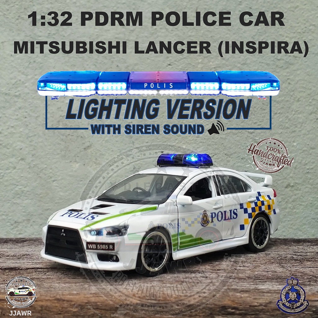 KERETA POLIS INSPIRA SIREN 132 Mitsubishi Lancer Proton Inspira PDRM