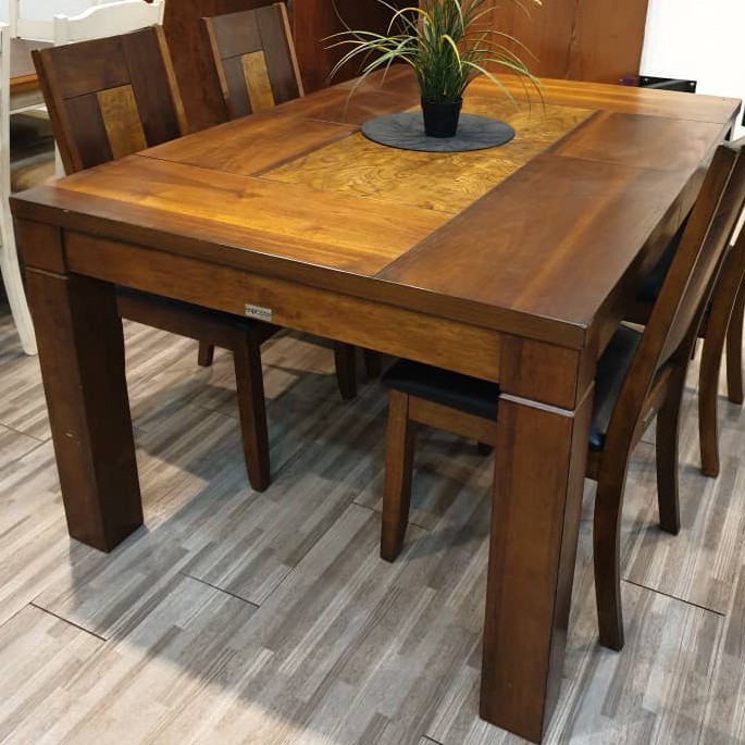 Dining Table Set Extendable Table Shopee Malaysia