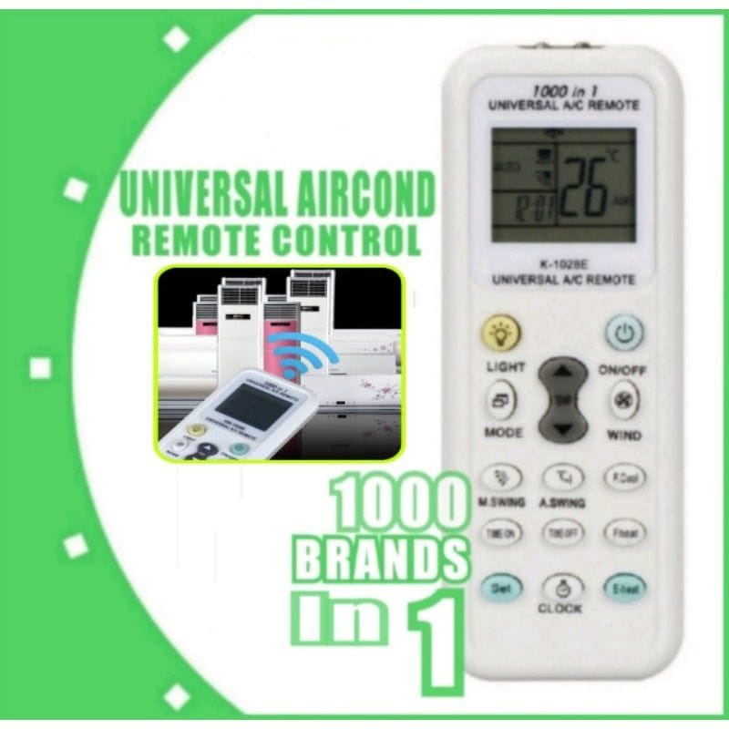Air Conditioner Universal Remote Control Aircond All Brands 1000 In 1