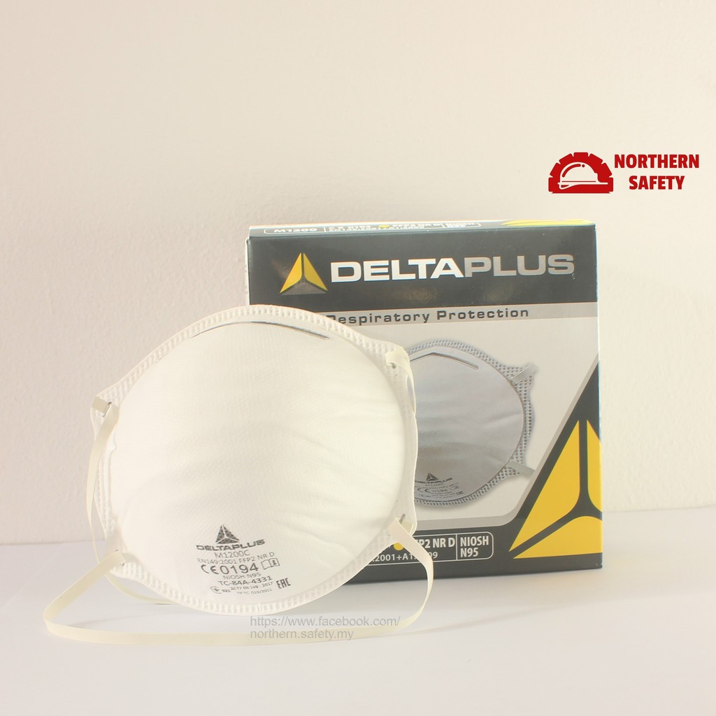 Delta Plus N95 Disposable Mask M1200 (Box of 20 pcs) Shopee Malaysia