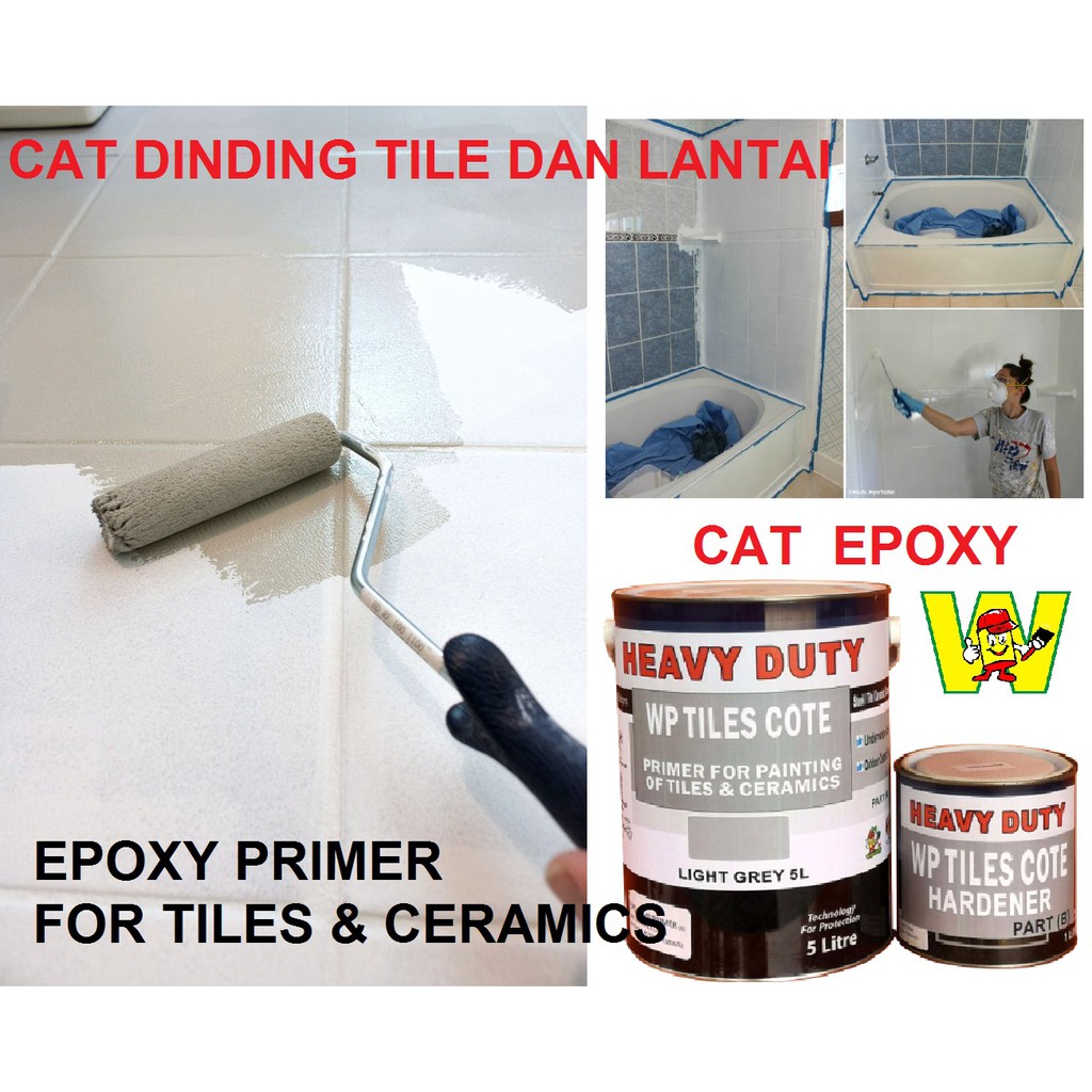 5L WP TILES COTE PRIMER / EPOXY PAINT / 5L FOR PAINTING OF