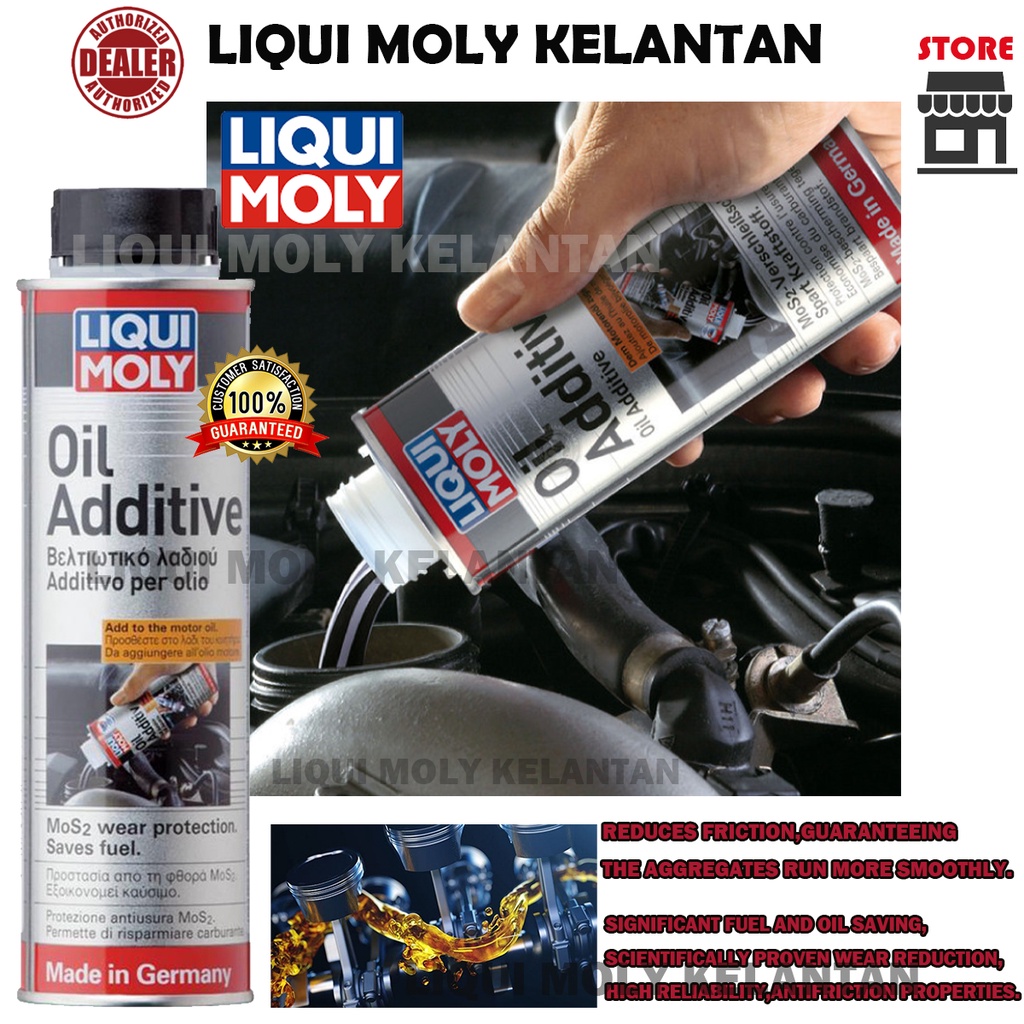LIQUI MOLY OIL ADDITIVES / MOS2 ENGINE TREATMENT 300ML Shopee Malaysia