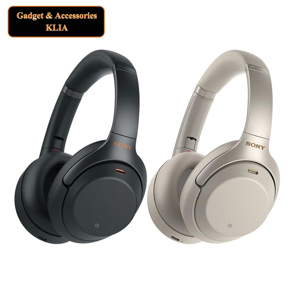 SONY WH1000XM3 1.57" Drivers Wireless Bluetooth & NFC Tap Technology