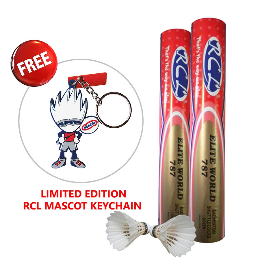 RCL EliteWorld 787 Badminton Shuttlecock (2 dozens) for Advanced