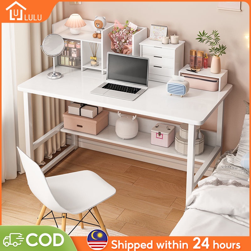 LULU🔥120CM Meja belajar Study table Computer Table modern Student