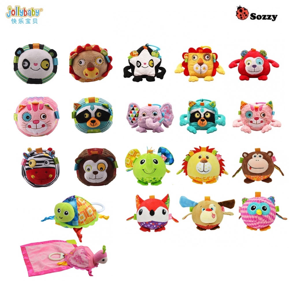 Jolly Baby Sozzy Baby Kids Soft Ball & Hankerchief Shopee Malaysia