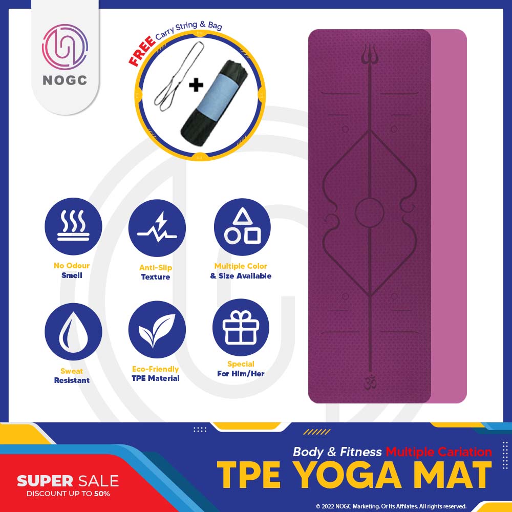 NOGC NSO002 [MULTIPLE OPTION] Extra Wide Dual Color AntiSlippery TPE