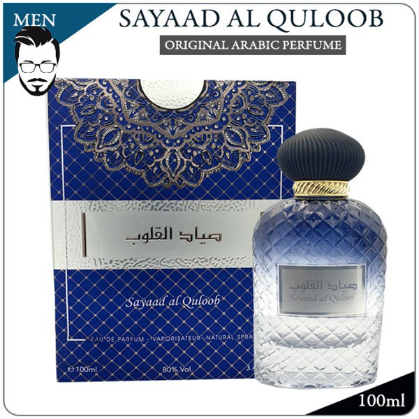 SAYAAD AL QULOOB ORIGINAL ARABIC PERFUME EDP BY ARD AL ZAAFARAN DUBAI FOR MEN HALAL FRAGRANCE