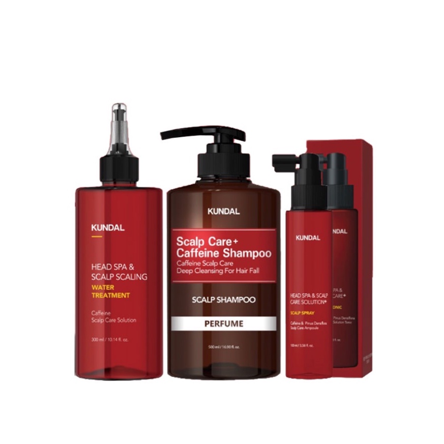 [KUNDAL] Intensive Scalp Care Caffeine Shampoo 500ml / Caffeine Water