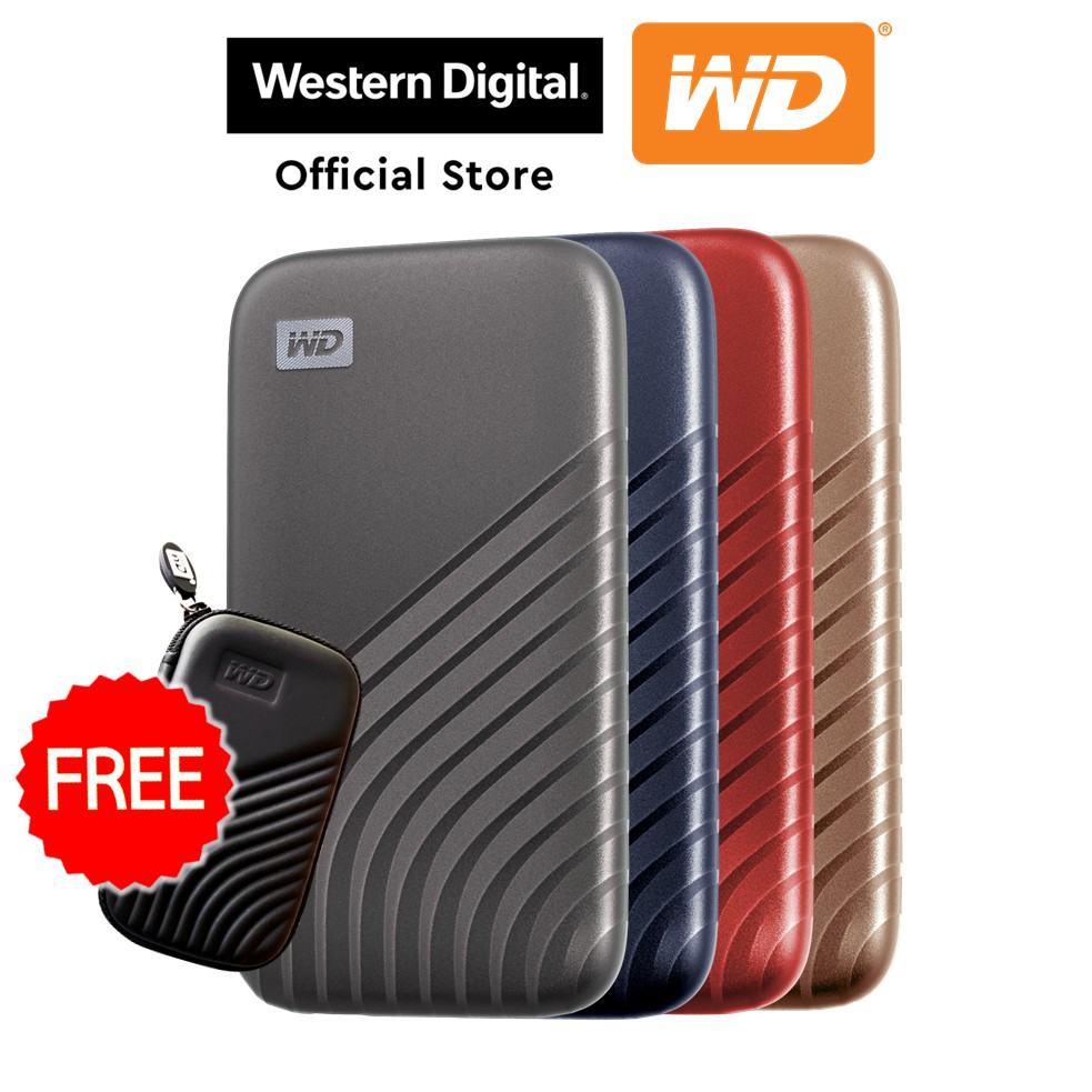 WD My Passport SSD 2TB NVMe Portable SSD External Solid State Drive