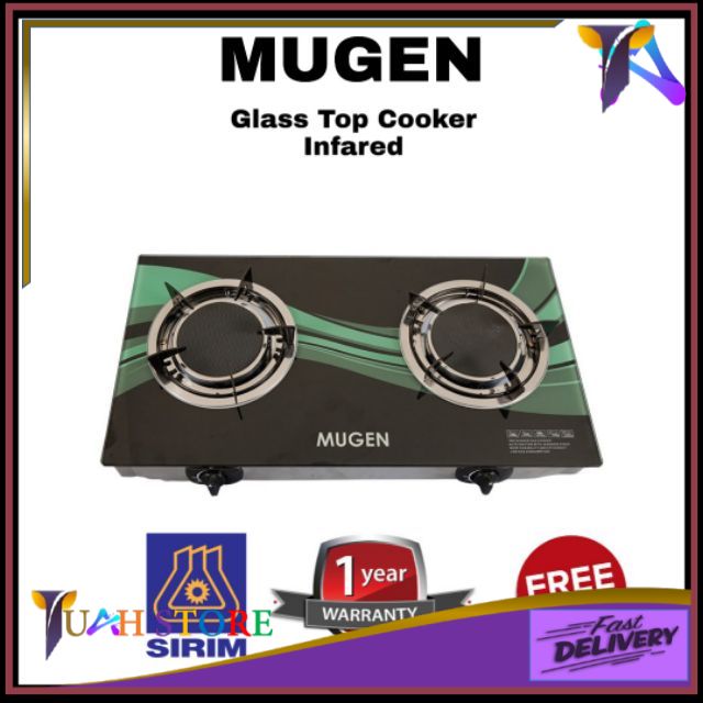 MUGEN Glass Top Infrared Gas Cooker Shopee Malaysia