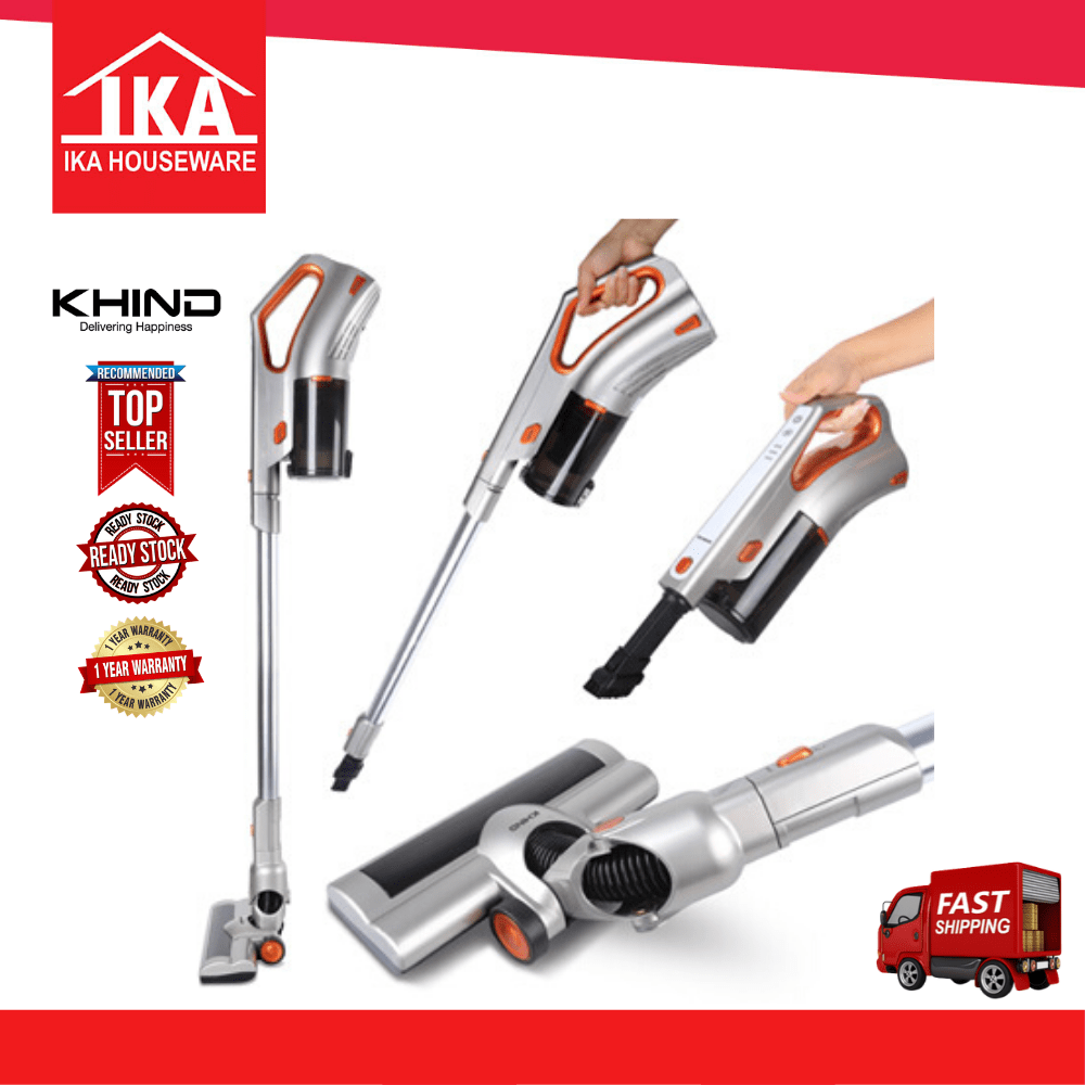 Khind VC9675 Rechargeable Cordless Vacuum Cleaner (2in1) Stick