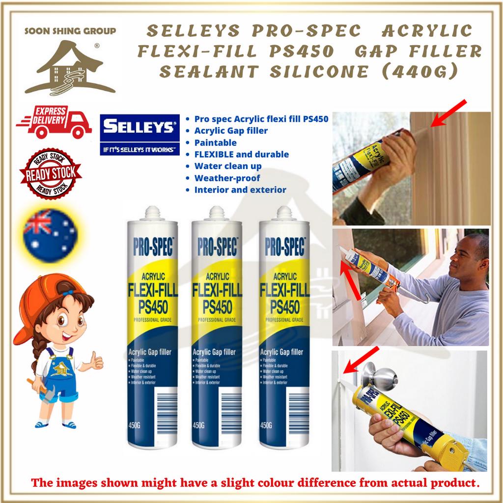 SELLEYS ProSpec Acrylic FlexiFill PS450 Gap Filler Sealant Silicone