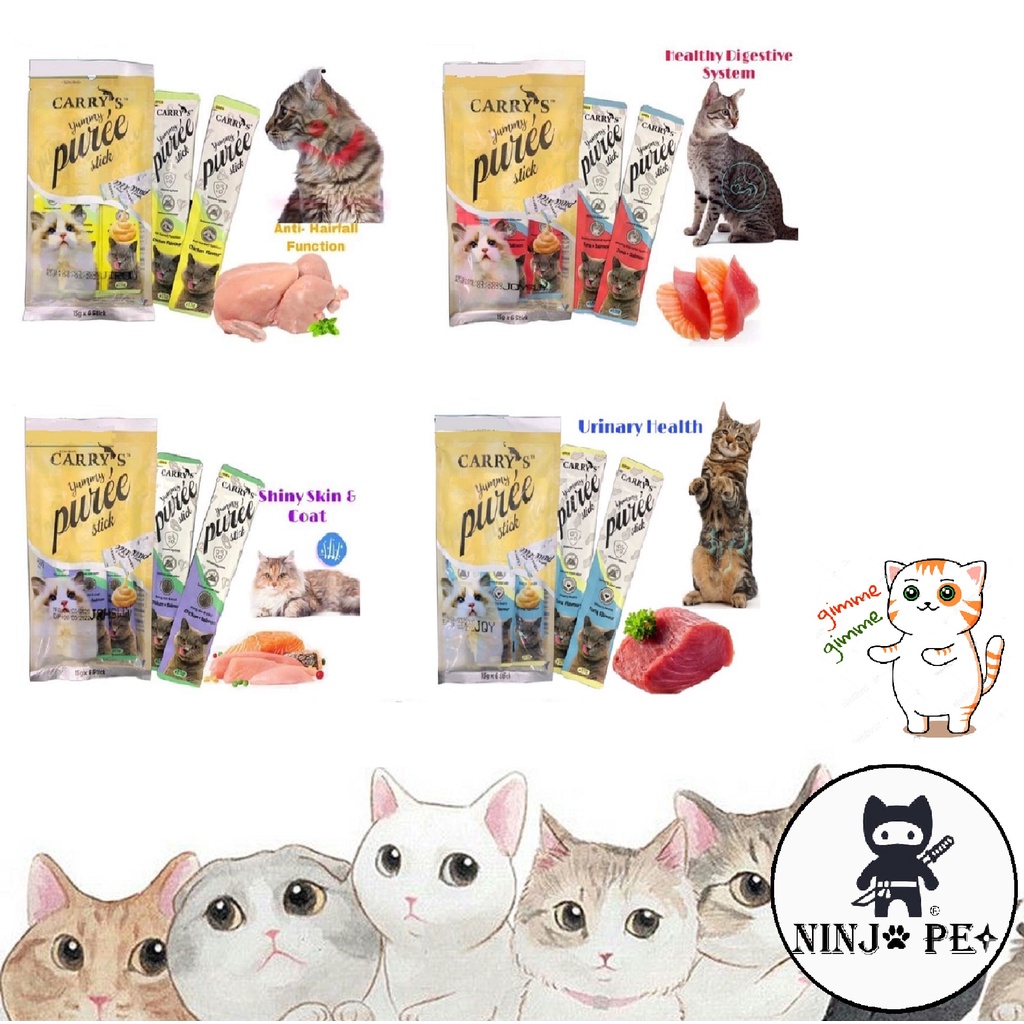 CARRY'S YUMMY PUREE STICK 15G x1 STICK Shopee Malaysia