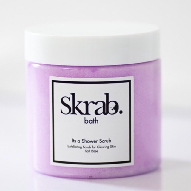 LAVENDER WHITENING BODY SCRUB FREE LIPSCRUB BY SKRAB BATH WHITENING SEA