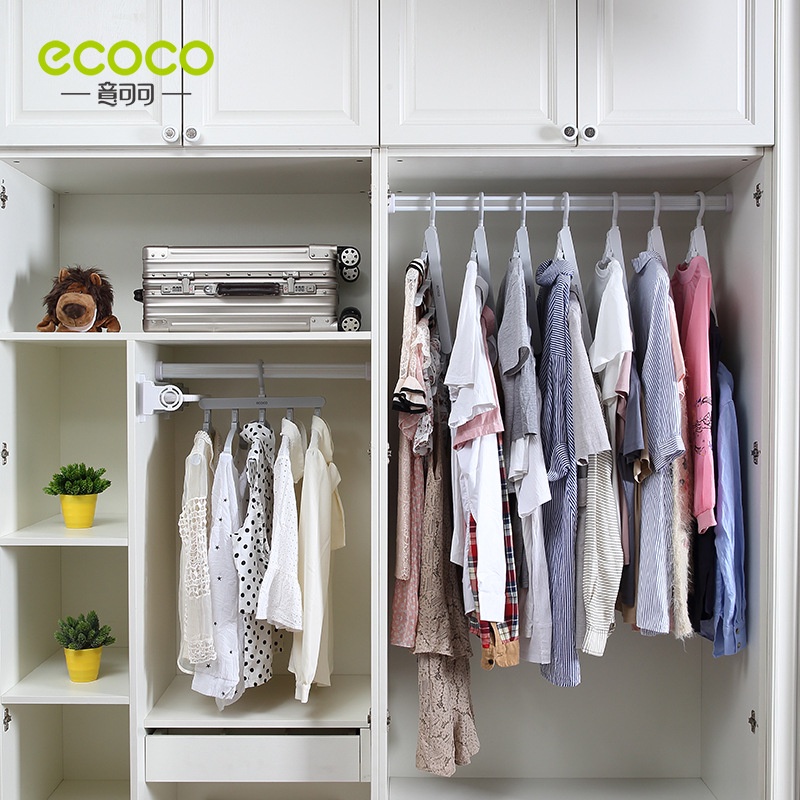 ECOCO 5 in 1 Clothes Rack Multifunction Shelves Wardrobe Magic Clothes