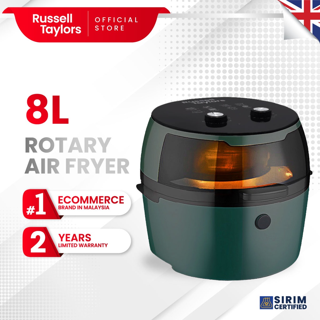 Russell Taylors Extra Large Rotary Air Fryer Z6 (8L) Shopee Malaysia