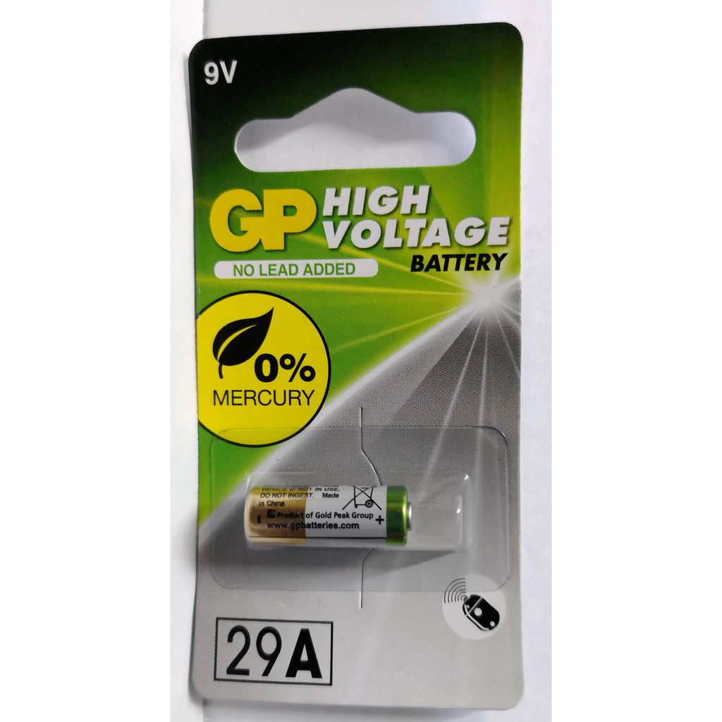 GP Genuine L822 Car Alarm Battery 29A (1pc) Best Before 2021 Shopee
