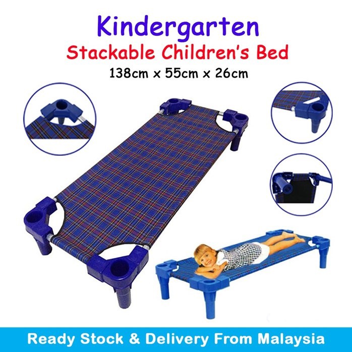 Stackable & Portable Kids Kindergarten Bed Daycare Bed Children